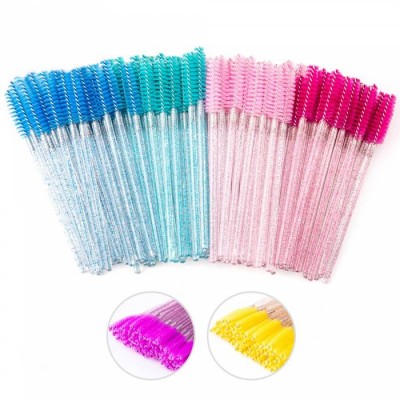 MVM reusable disposable lash wands 50pcs brush for glitter